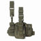 ACEXIER Tactical Drop Leg Holster mit Magazintasche Military Tactical MOLLE Pistol Handgun Oberschenkel Pistol Gun Holster Verstellbares rechtshändiges Plattformpanel