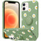 Yoedge Phone Case for iPhone 11 6.1, 360° Ring Holder Kickstand Support Magnetic Car Mount, Slim Silicone Soft TPU Shockproof Protection Matte Case for iPhone 11 for Women Girls, Daisy