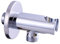 Wandanschlussbogen Rund mit Brausehalterung Wandbogen Messing Chrom 1/2 zoll