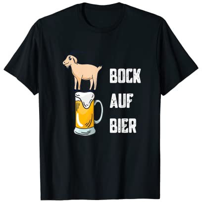 Bock Sur Bière - Chèvre et cruche à mesurer T-Shirt