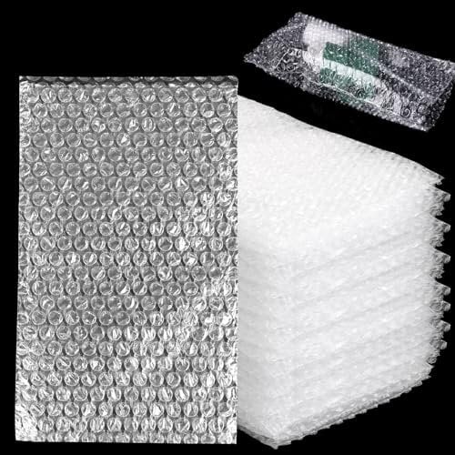 CYEER 100 Stück Luftpolsterbeutel 15x25CM, Bubble Wrap, Bubble Wrap Bags, Luftpolstertaschen, Luftpolsterfolie Verpackungsmaterial für Versand Verpackung, Stoßfeste Polsterung