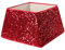 Odot Weihnachtsbaum Kragen 60cm Weihnachtsbaum Rock Korb Deko Weihnachtsbaum Korb-Abdeckung Xmas Tree Ringkorb Cover für Urlaub Party Weihnachtsbaumdekor (60cm,Quadratisch Rot)
