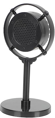 BESTonZON Retro Microfono Modello Microfono Antico Prop Oggetti Di Scena Karaoke Giocattoli Decorazione Della Casa Microfoni Di Plastica Modello Mic Per La Decorazione Microfono Giocattoli