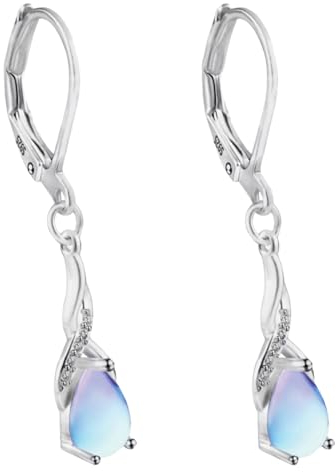 Ohrringe silber 925 hängend, Hypoallergene Silber Ohrstecker Set - ohrringe hängend Silber Ohrringe mit Cubic Zirkonia für mehrere Piercings