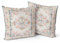 Snylcce Boho Kissenbezüge 2er Set Hellrosa Antike & Vintage Design Doppelseitiges Muster 50x50 cm Weiche Kissenhüllen für Garten Couch Sofa Bett Dekorative Kissenbezüge 20x20 Zoll