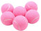 LOVIVER 6 Stück Tennisbälle, verschleißfeste Übungsbälle, Trainingsbälle, elastische Bälle für Indoor-Sportarten und Outdoor-Unterhaltung, ROSA