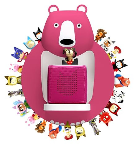 Xozoyo Kinder Regal kompatibel mit Toniebox und Tonies für über 30-48 Figuren - Wandregal für die Musikbox - Zum Spielen und Sammeln - für Kinder Baby Zimmer(Lila)