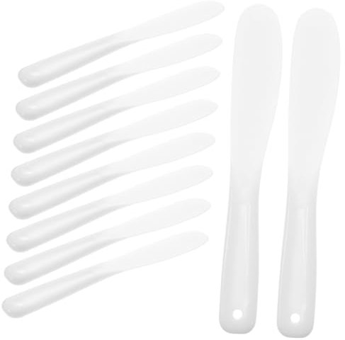 BIUDECO 20pcs Facial Tool Makeup Spatula Cosmetic Spatula for Skincare Use during Face
