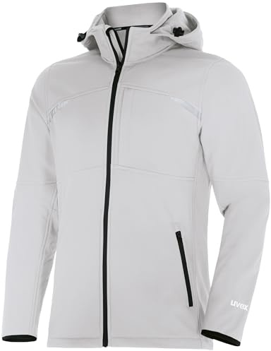 Uvex suXXeed Craft Softshelljacke - Herren Arbeitsjacke mit ergonomischer Passform - wasserdicht 8.000 mm - mit Kapuze