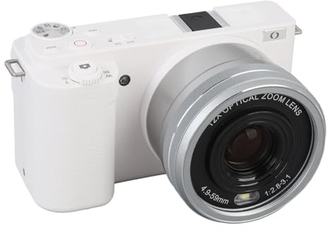 4K Digitalkamera für Fotografie, AF Autofokus 64 MP Vlogging Kamera mit 3 Zoll IPS Bildschirm, 12-fachem Digitalzoom, für Anfänger, Studenten, Senioren Usw