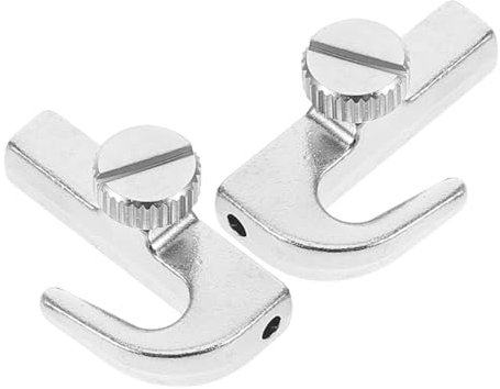 jojofuny 2stücke Gleitschienenhaken Zum Aufhängen Von Bildern Verstellbare Drahthaken Für Bilderrahmen Kunstaufhängesystem Für Heim Und Bürodekoration Leicht Und Tragbar Einfach Zu