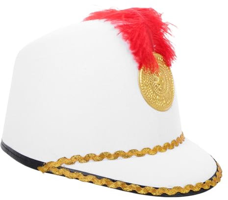 GALPADA Kompakter Nutcracker Hut Mit Plume Abnehmbare Kostümkappe Für Cosplay Festivals Und Partys Und Stilvolle Verkleidung Für Erwachsene