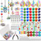 500pcs Crystal Suncacher-Sonnenfänger Innenfensterprisma Mondkristall Traumfänger Natürliche Heilsteine Regenbogenmacher Garten Auto Deko Outdoor
