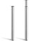 CROWNSHOP Table Legs, Adjustable Metal Breakfast Bar Leg, 71-110 cm Height, 60 mm Diameter, Folding Design for Kitchen Worktop, Dining Table (Chrome Plated, 2PCS)