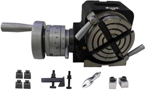 Juego de mesa giratoria con placa de indexación para fresadora, herramienta de mecanizado de precisión manual, perforación vertical horizontal, estilo A