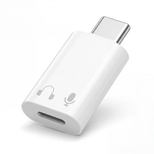 Seminer Lighting zu USB C Adapter mit Audio Unterstützung | und Line-Control für iPhone 17/16/15, iPad Air/Pro/Mini, Nicht zum Laden/Datenübernehmen Geeignet