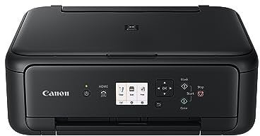 Canon PIXMA TS5150 Drucker Farbtintenstrahl Multifunktionsgerät DIN A4 (Scanner, Kopierer, Farbdisplay, 4.800 x 1.200 dpi, USB, WLAN, Duplexdruck, 2 Papierzuführungen) schwarz