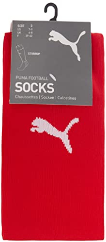 PUMA Homme Team Liga Stirrup Socks Core Chaussettes De Foot, Puma Red-Puma White, 1 EU