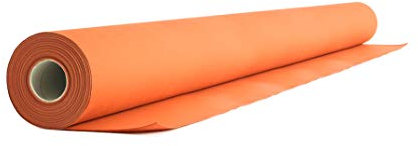 AROBA 2X Airlaid Tischdeckenrollen (Orange, 0,8 m x 24 m) - Stoffähnliche Tischdecke- Hochwertige Tischtuchrolle für Hotel Catering Geburtstag Restaurants Kommunion Taufe