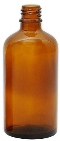 MV-Versand 10 x 100ml Medizinflaschen | Apothekerflaschen aus UV-Schutz Glas | Tropferflaschen Braunglas OHNE Verschluss