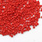 1100 Stück Glas Rocailles Perlen 4mm, 6/0, Ponyperlen Rund Mini Perle Seed Beads (Rot Opak)