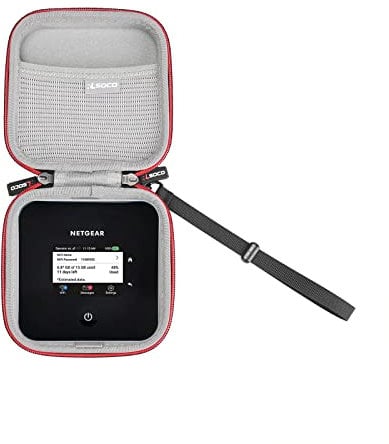 RLSOCO Tasche für Netgear Nighthawk M3/M6 Pro/M6/M2/M5/M7 Pro Mobiler WLAN Router MH3150/MR6450/MR6150/MR2100 /MR5200/MR6500 Tragbarer WLAN-Hotspot (Nur Tasche)