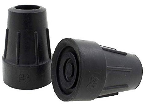 Ossenberg - 2 Stück Strapazierfähige Gummifuß 19mm für Krücken Gehstöcke