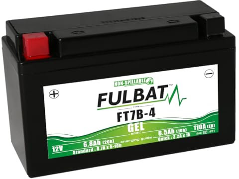 FULBAT BATTERIE MOTO FULBAT GEL FT7B-4 / YT7B-BS 12V 6,8AH 110A