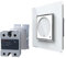 LIVOLO Digitales Touch Raumthermostat inkl. Chrom Glasrahmen mit Elektronischem Lastrelais für Fußboden/Elektroheizung mit Stellmotoren VL-C7-PS72-XQ002-11-VL-C7-SR-11 Weiss Fuß Boden Heizung
