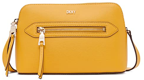 DKNY Damen Chelsea Dome Crossbody Umhängetasche, Sahara