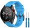 SenMore 22mm Cinturino per Amazfit Falcon, Braccialetto di Ricambio Silicone Sportivo Cinturino per Smartwatch.
