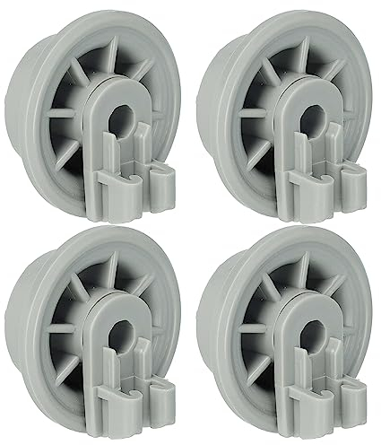 vhbw 4x Ruota per cestello inferiore compatibile con Hotpoint lavastoviglie - Diametro 35 mm
