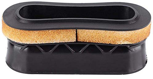 Durratou Mango de plástico duradero para tabla de surf, mango de inserción de tabla de surf, accesorio de rescate de surf, figura de ocho asas, color negro