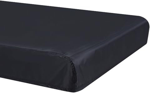 M METERXITY Billiard Pool Table Cover - Billiards Table Accessories Polyester Protection Cover, Waterproof & Dustproof (7', 92x52x8in, Black)