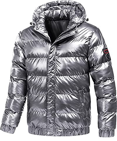 Arbeitsanzug Herren, Gefüttert Dicke Leichte Warm Kleidung Arbeitsanzug Winter Outdoor Hooded Classics Coat Winterjacke Tolle Winddichte Wasserabweisend Praktischen Jacke Mantel