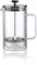 MasterPRO Foodies Mixology - 800 ml de café Holted Spoid - Fabriqué en verre borosilicate à double mur - avec maille filtrante en acier inoxydable - Amoureux de la presse élégants