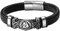 Cupimatch Herren Armband Leder Wikinger: Geflochtenes Lederarmband Mehrschichtige Armbänder mit Schnalle Verstellbare Länge Armschmuck für Männer Junge