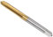 CoCud Gerade Nut Gewindebohrer, M6 x 1 Gewindegröße, Titan-Kobalt-Hochgeschwindigkeitsstahl Metrische Linksgewinde-Werkzeuge für Aluminium, Edelstahl, Bronze, Kunststoffe