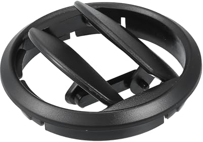 A ABSOPRO 76mm 68mm Runder schwarzer AC-Luftauslass Universal für Wohnmobil, Bus, Boot, Yacht, Wohnwagen - Packung mit 1
