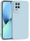 SEAHAI Case for Samsung Galaxy A12 / M12, Ultra Thin Premium Soft Silicone Phone Cover with Thickened Camera Protection Design, Shockproof TPU Bumper Fashion Case Cover - Light Blue