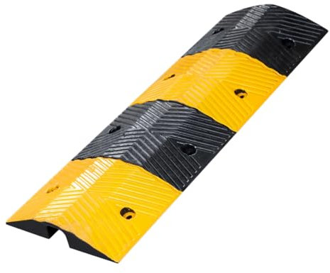 Rubber Speed Bump,1 Channel Cable Protector Ramps Traffic Speed Bumps,Modular Protective Cover for Garden Cover Board Floor Cover Trunking