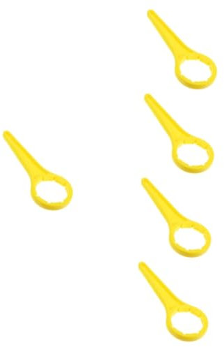 iplusmile 5 Stück Kunststoff Eimerdeckel Deckelschlüssel Fassschlüssel Spundschlüssel Für Deckel Eimerdeckel Öffnungswerkzeug Metall Spundöffner Deckelkappenschlüssel Metall