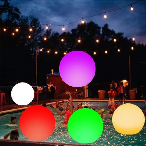 Pallone Da Spiaggia Gigante, Pallone Da Spiaggia Gonfiabile A LED Luminoso, Palla Luminosa, Palla Gonfiabile Gigante, 16 Colori, Palla A LED Con Telecomando, Palla Illuminata, Per Piscina, Patio