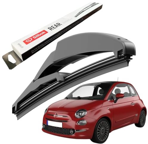 Silbak Rear Windscreen Wiper, competible for FIAT 500 (2007 ONWARDS) Rear Wiper Blade, 300mm
