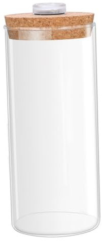 INOOMP Bouteille Verre Cylindrique pour Terrarium Paysager avec Éclairage LED Décoration De Terrarium Bureau