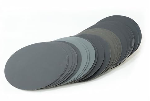 Round Water Wet Dry Sanding Discs Grit 600/800/1000/1200/1500/2000 Hook and Loop Sandpaper Disk Sand Sheet 30pcs/Lot 150mm 6inch Assorted Set