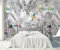 MIWEI Wallpaper Papier Peint Panoramique Perroquet De La Forêt Tropicale Noir Et Blanc Papier Peint 3D Intissé Tapisserie Poster Chambre Salon Decoration Murale 400x260cm -Z2848