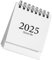 Englisch Stehkalender 2025 Tischkalender Tischkalender 2024-2025 Kalender Jahresplaner Bürokalender