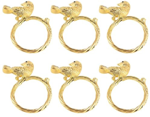 Klasse der Servietten für Vögel - Schnallen von Vogel-Servietten, ergonomische Vogel-Serviettenringe, Serviettenringe für Vögel, Serviettenschnallen für Goldtiere, Serviettenhalter