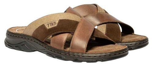 TBS Mules Homme Ref 65686 Q8N15 Chocolat - Marron